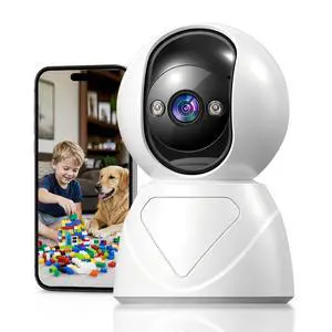 2K Indoor Security Camera, 5GHz Baby Monitor for Home, Pan Tilt 2K Indoor Security Camera, 5GHz Baby Monitor for Home, Pan Tilt