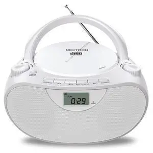 Portable CD Player Boombox with Bluetooth, AM/FM Radio & USB Portable CD Player Boombox with Bluetooth, AM/FM Radio & USB