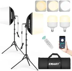 Softbox Photography Lighting Kit 2Pack 50W LED 16"x16" Pull Soft Box Softbox Photography Lighting Kit 2Pack 50W LED 16"x16" Pull Soft Box
