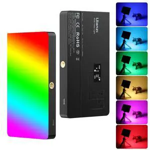 LT002 RGB Video Light, Portable LED Camera Light Panel 0-360 Full Color, CRI 95+ 2500-9000K LED Video Light, 4000mAh Rechargeable LED DSLR Lighting for Vlogging, Photography, Video Recording LT002 RGB Video Light, Portable LED Camera Light Panel 0-360 Full Color, CRI 95+ 2500-9000K LED Video Light, 4000mAh Rechargeable LED DSLR Lighting for Vlogging, Photography, Video Recording
