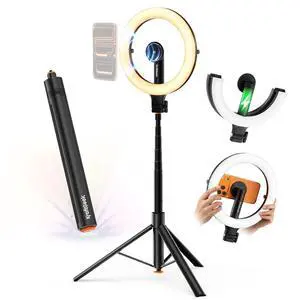 Ring Light with Stand, Magnetic Phone Tripod with Light Ring Light with Stand, Magnetic Phone Tripod with Light