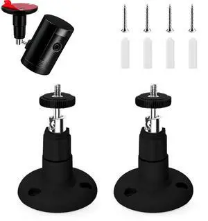 2 Pack Ring Camera Mount Bracket for Ring Stick Up Cam, Ring Outdoor Cam Plus , Ring Indoor Cam | 360° Adjustable Wall Mount or Celling Mount , No Drill , Weatherproof (Black) 2 Pack Ring Camera Mount Bracket for Ring Stick Up Cam, Ring Outdoor Cam Plus , Ring Indoor Cam | 360° Adjustable Wall Mount or Celling Mount , No Drill , Weatherproof (Black)