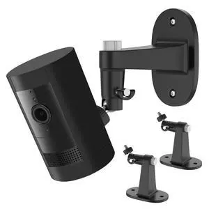 2Pack Ring Camera Wall Mount for Ring Stick Up Cam & Ring Outdoor Cam Plus, 360 Degree Adjustable No Drilling Mount for Ring Outdoor Indoor Camera(Black) 2Pack Ring Camera Wall Mount for Ring Stick Up Cam & Ring Outdoor Cam Plus, 360 Degree Adjustable No Drilling Mount for Ring Outdoor Indoor Camera(Black)