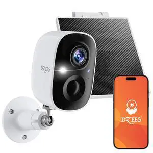 2K Solar-Powered Outdoor Security Camera, Wireless WiFi, Spotlight 2K Solar-Powered Outdoor Security Camera, Wireless WiFi, Spotlight