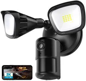 ieGeek Floodlight Camera Outdoor, 2K Wired Home Smart Security Cameras, 2.4G WiFi Flood Light Camera with Motion Sensor, Wiring 2600 Lumens Cam, Color Night Vision,Siren,2 Way Audio, Works with Alexa ieGeek Floodlight Camera Outdoor, 2K Wired Home Smart Security Cameras, 2.4G WiFi Flood Light Camera with Motion Sensor, Wiring 2600 Lumens Cam, Color Night Vision,Siren,2 Way Audio, Works with Alexa