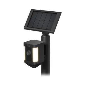 All-New Ring Stake Mount for Cameras and Solar Panels, Black All-New Ring Stake Mount for Cameras and Solar Panels, Black