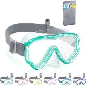 Kids-Goggles with Nose Cover, Diving Mask Elastic Fabric Strap Anti Fog Anti Shattered Lens for Kids Swim Goggles 3-14 Kids-Goggles with Nose Cover, Diving Mask Elastic Fabric Strap Anti Fog Anti Shattered Lens for Kids Swim Goggles 3-14