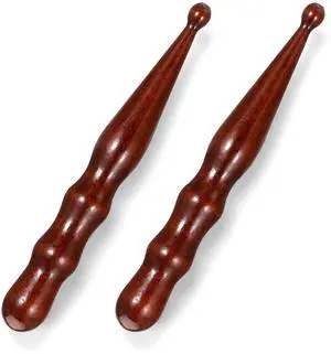 2Pcs Brown Wooden Acupoint Massage Pen Set 2Pcs Brown Wooden Acupoint Massage Pen Set