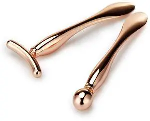 2pcs Metal Eye Cream Applicator Tool, Facial Roller Massage Wand 2pcs Metal Eye Cream Applicator Tool, Facial Roller Massage Wand
