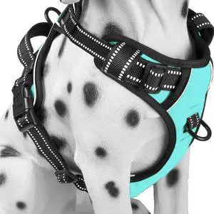 No Pull Dog Harness Medium, Reflective Vest with Front Clip & Handle No Pull Dog Harness Medium, Reflective Vest with Front Clip & Handle