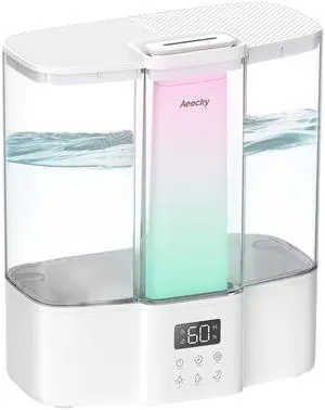 Geek-Level Ultrasonic Humidifier, 4L Top-Fill Cool Mist Diffuser Geek-Level Ultrasonic Humidifier, 4L Top-Fill Cool Mist Diffuser