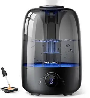 omvana 4L Top-Fill Cool Mist Humidifiers for Bedroom, Large Room Plants omvana 4L Top-Fill Cool Mist Humidifiers for Bedroom, Large Room Plants