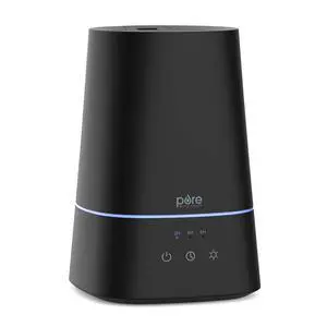 HUME Max - Easy Top-Fill Ultrasonic Cool Mist Humidifier, 3.7-L (1 Gallon) Water Tank, 3 Mist Settings, & Auto Shut-Off Timer - Ideal for Large Bedrooms, Nurseries & Dry Areas (Black) HUME Max - Easy Top-Fill Ultrasonic Cool Mist Humidifier, 3.7-L (1 Gallon) Water Tank, 3 Mist Settings, & Auto Shut-Off Timer - Ideal for Large Bedrooms, Nurseries & Dry Areas (Black)