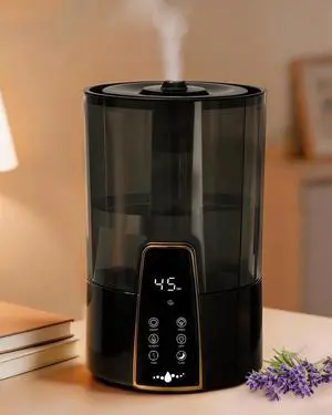 Humidifiers for Bedroom,1.06Gal(4L) Dishwasher Safe Design Easy to Clean,Top Fill,Night Light,Aroma Diffuser,Humidity Control,12H Timer,Sleep Mode,3 Level Mist,360° Nozzle,Home,Nursery,Black Humidifiers for Bedroom,1.06Gal(4L) Dishwasher Safe Design Easy to Clean,Top Fill,Night Light,Aroma Diffuser,Humidity Control,12H Timer,Sleep Mode,3 Level Mist,360° Nozzle,Home,Nursery,Black