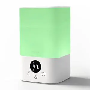 Top Fill Humidifiers for Bedroom, 3.2L Tank for Large RoomQuiet Ultrasonic Humid Evaporative Top Fill Humidifiers for Bedroom, 3.2L Tank for Large RoomQuiet Ultrasonic Humid Evaporative