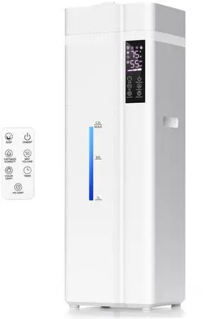 13L/3.43Gal Humidifier Large Room, 800ft² Coverage, 100H Runtime, Auto Humidity Control, Top Fill, Humidifiers for Bedroom, 35dB Quiet, Sleep Mode, Aroma Diffuser, 24H Timer, Auto Shut-off Protection 13L/3.43Gal Humidifier Large Room, 800ft² Coverage, 100H Runtime, Auto Humidity Control, Top Fill, Humidifiers for Bedroom, 35dB Quiet, Sleep Mode, Aroma Diffuser, 24H Timer, Auto Shut-off Protection