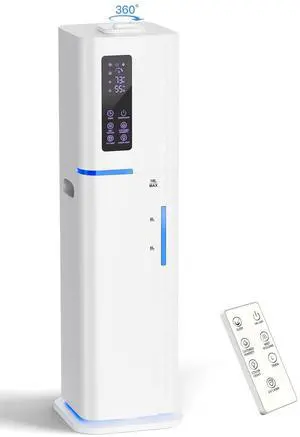 10L/2.64Gal Humidifiers for Bedroom, Top Fill Quiet Ultrasonic Cool Mist Humidifier Large Room, Covers 550ft², 60H Runtime, 24H Timer, 3 Mist Modes Humidifiers for Home, Office, Plants, White 10L/2.64Gal Humidifiers for Bedroom, Top Fill Quiet Ultrasonic Cool Mist Humidifier Large Room, Covers 550ft², 60H Runtime, 24H Timer, 3 Mist Modes Humidifiers for Home, Office, Plants, White