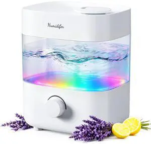 Humidifiers for Bedroom, 2L Top Fill Cool Mist Humidifier, 20dB Quiet Humidifiers for Bedroom, 2L Top Fill Cool Mist Humidifier, 20dB Quiet