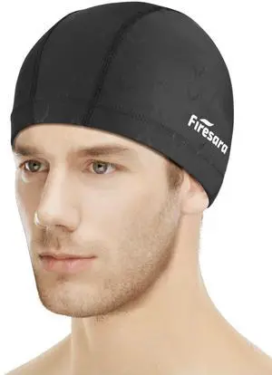 Fishtail Fabric Swim Cap for Men Women, Breathable High Elasticity Swimming Cap Quick Dry Hair Protection Soft for Long Hair Short Hair, Kids Boys and Girls Fishtail Fabric Swim Cap for Men Women, Breathable High Elasticity Swimming Cap Quick Dry Hair Protection Soft for Long Hair Short Hair, Kids Boys and Girls