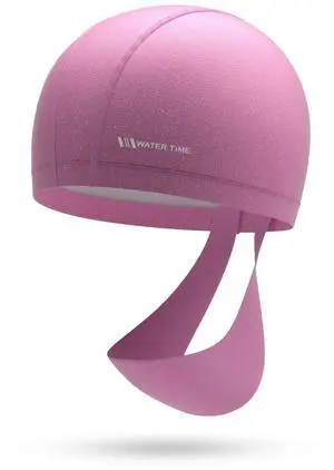 Fabric Swim Cap for Adult Women, Silicone Waterproof Layer Fabric Swim Cap for Adult Women, Silicone Waterproof Layer