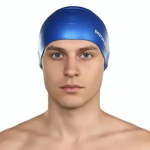 Silicone Swim Cap, Glossy Non-Slip Swimming Caps for Women and Men Silicone Swim Cap, Glossy Non-Slip Swimming Caps for Women and Men