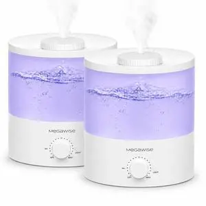 H1-XIT 2 Pack of 2L Cool Mist Humidifier, Top Refill, Nano Fine Mist Out Put, No Leakage for baby, bedroom, living room H1-XIT 2 Pack of 2L Cool Mist Humidifier, Top Refill, Nano Fine Mist Out Put, No Leakage for baby, bedroom, living room