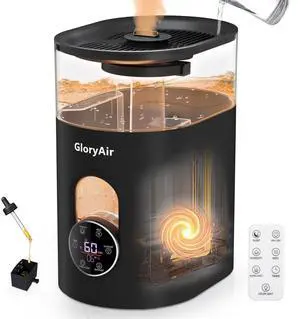 Humidifiers for Bedroom Large Room -GloryAir 6L Cool & Warm Mist Humidifier Humidifiers for Bedroom Large Room -GloryAir 6L Cool & Warm Mist Humidifier