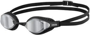 Unisex Adult Air-Speed Anti-Fog Racing Swim Goggles for Men and Women Special Air Seals Technology Mirror Lens, Silver/Black Unisex Adult Air-Speed Anti-Fog Racing Swim Goggles for Men and Women Special Air Seals Technology Mirror Lens, Silver/Black