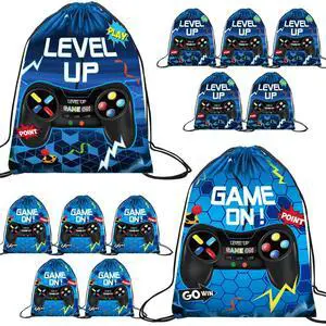 20 Pcs Video Game Party Favor Bags Gamer Birthday Party Drawstring Bags for Kids Boys Girls 12 x 10 Inch Gaming Goodie Treat for Game on Theme Decorations Supplies(Blue,Fresh Style) 20 Pcs Video Game Party Favor Bags Gamer Birthday Party Drawstring Bags for Kids Boys Girls 12 x 10 Inch Gaming Goodie Treat for Game on Theme Decorations Supplies(Blue,Fresh Style)