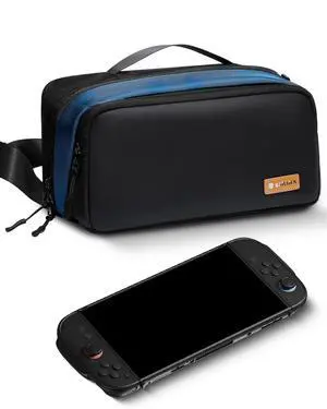 Sling Crossbody Bag for Nintendo Switch 2 / Switch OLED, Steam Deck, PlayStation Portal, ASUS ROG Ally, with 3 Pockets, Travel Bag for Game Consoles and Accessories Sling Crossbody Bag for Nintendo Switch 2 / Switch OLED, Steam Deck, PlayStation Portal, ASUS ROG Ally, with 3 Pockets, Travel Bag for Game Consoles and Accessories