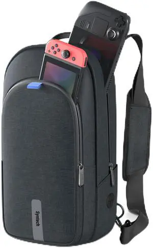 Sling Bag for Steam Deck/Switch 2/ROG Xbox Ally X/PS Portal, Black Sling Bag for Steam Deck/Switch 2/ROG Xbox Ally X/PS Portal, Black
