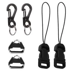 6pcs Camera Quick Release Strap, Adjustable Quick Release Buckle for Camera Strap Quick Release Clips Connector Buckles Connect Adapter to Camera Neck Strap (Black) 6pcs Camera Quick Release Strap, Adjustable Quick Release Buckle for Camera Strap Quick Release Clips Connector Buckles Connect Adapter to Camera Neck Strap (Black)
