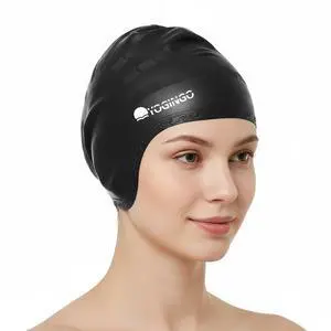 Swimming Cap - Silicone Swim Cap for Women & Men, Long Hair Swim Cap for Adults, Older Kids, Keep Hair Dry and Protect Ears Swimming Cap - Silicone Swim Cap for Women & Men, Long Hair Swim Cap for Adults, Older Kids, Keep Hair Dry and Protect Ears