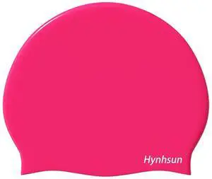 Unisex Silicone Classic Swimming Cap for Women and Men, Flexible, Unisex, Waterproof, Intensive Training, Comfortable, Anti-Slip (Fuchsia) Unisex Silicone Classic Swimming Cap for Women and Men, Flexible, Unisex, Waterproof, Intensive Training, Comfortable, Anti-Slip (Fuchsia)