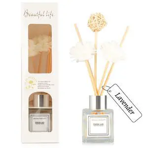 Reed Diffuser Set, 1.7 fl oz Scent Diffuser with Sticks, Lavender Scent for Bathroom Accessories Shelf Decor, Air Fresheners for Home, Home Fragrance Products, House Office Room Decor Aesthetic Gift Reed Diffuser Set, 1.7 fl oz Scent Diffuser with Sticks, Lavender Scent for Bathroom Accessories Shelf Decor, Air Fresheners for Home, Home Fragrance Products, House Office Room Decor Aesthetic Gift