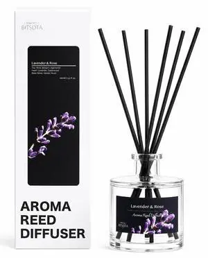 Reed Diffuser Set, Lavender & Rose 3.52 oz (100ml) Scented Diffuser with Sticks Home Fragrance Reed Diffuser for Bathroom Shelf Decor, Ideal Gift for Woman Reed Diffuser Set, Lavender & Rose 3.52 oz (100ml) Scented Diffuser with Sticks Home Fragrance Reed Diffuser for Bathroom Shelf Decor, Ideal Gift for Woman