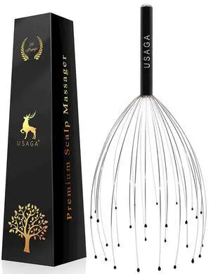 28 Fingers Head Scratcher, Head Massager, Scalp Massager for Head Body Relaxing (Black) 28 Fingers Head Scratcher, Head Massager, Scalp Massager for Head Body Relaxing (Black)