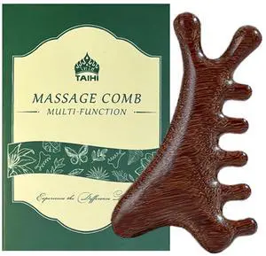 Wooden Scalp Massager Comb, 100% Natural Wood Massage Comb for Hair Growth, Stress Relief, Multi-Function Gua Sha Tool for Head Face Neck, Anti-Static Wooden Comb for Women Men All Hair Types Wooden Scalp Massager Comb, 100% Natural Wood Massage Comb for Hair Growth, Stress Relief, Multi-Function Gua Sha Tool for Head Face Neck, Anti-Static Wooden Comb for Women Men All Hair Types