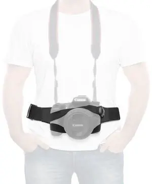 Camera Strap Belt Chest Harness with Adjustable Quick Release for DSLR Canon Nikon Sony Pentax Panasonic - Black Camera Strap Belt Chest Harness with Adjustable Quick Release for DSLR Canon Nikon Sony Pentax Panasonic - Black