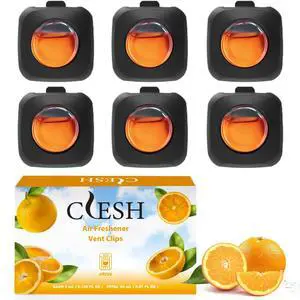 Car Air Fresheners, 6 Pack, Citrus, Car Fresheners Vent Clips, Long Lasting Air Freshener, Car Refresher for Men Women Car Air Fresheners, 6 Pack, Citrus, Car Fresheners Vent Clips, Long Lasting Air Freshener, Car Refresher for Men Women