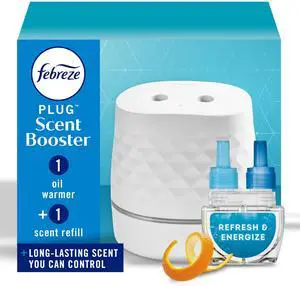 Starter Kit, Oil Diffuser, Air Freshener Plug in, Continuous Scent Device + 1 Refresh & Energize Refill Starter Kit, Oil Diffuser, Air Freshener Plug in, Continuous Scent Device + 1 Refresh & Energize Refill