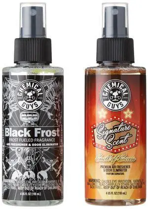 AIR_302_04 Black Frost Scent and Signature Scent Combo Pack, Great for Cars, Trucks, SUVs, RVs, Home, Office & More (2-4 fl oz Items) AIR_302_04 Black Frost Scent and Signature Scent Combo Pack, Great for Cars, Trucks, SUVs, RVs, Home, Office & More (2-4 fl oz Items)