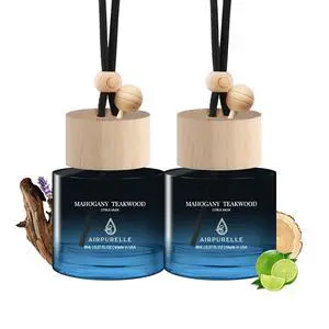 Car Air Freshener Hanging 2 Pack Car Air Fresheners Diffuser - Mahogany Teakwood Fragrance Oil Air Diffuser for Car, 45+ days Long Lasting Car Fresheners Fragrance, Two 0.27 FL OZ/8ML Made in USA Car Air Freshener Hanging 2 Pack Car Air Fresheners Diffuser - Mahogany Teakwood Fragrance Oil Air Diffuser for Car, 45+ days Long Lasting Car Fresheners Fragrance, Two 0.27 FL OZ/8ML Made in USA