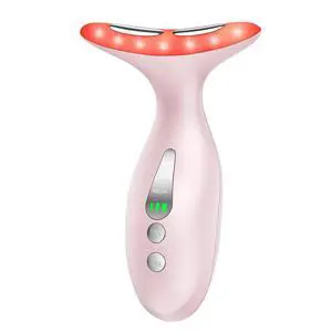 Neck Massager Portable Facial/Neck Massager with Constant Temperature Heat Therapy and Vibration Massage. USB Rechargeable, Three Adjustable speeds. Relieves Fatigue and aids in Skincare Absorption Neck Massager Portable Facial/Neck Massager with Constant Temperature Heat Therapy and Vibration Massage. USB Rechargeable, Three Adjustable speeds. Relieves Fatigue and aids in Skincare Absorption