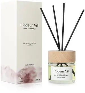 Reed Diffuser Set,Clean Linen 3.4 fl oz(100 ml) Oil Diffuser with 6 Reed Sticks, Home Fragrance Reed Diffuser for Bathroom Shelf Decor Scent Diffuser Reed Diffuser Set,Clean Linen 3.4 fl oz(100 ml) Oil Diffuser with 6 Reed Sticks, Home Fragrance Reed Diffuser for Bathroom Shelf Decor Scent Diffuser