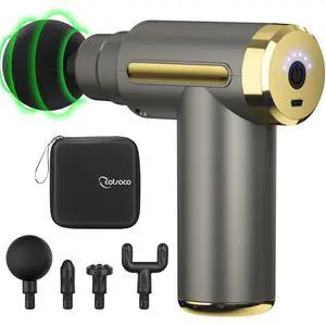 Mini Massage Gun, Deep Tissue Muscle Massager with 6 Speeds & 4 Heads, Super Quiet Handheld Percussion Massager for Pain Relief, Athletes, Office Workers & Parents, Portable Gift Mini Massage Gun, Deep Tissue Muscle Massager with 6 Speeds & 4 Heads, Super Quiet Handheld Percussion Massager for Pain Relief, Athletes, Office Workers & Parents, Portable Gift