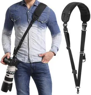 Rapid Camera Neck Strap with Quick Release and Safety Tether Rapid Camera Neck Strap with Quick Release and Safety Tether