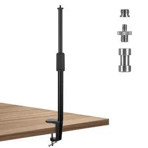 Desk Light Camera Stand Mount with C Clamp Desktop Monopod Desk Light Camera Stand Mount with C Clamp Desktop Monopod
