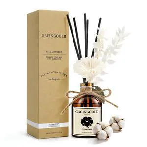 Reed Diffuser Set, Fresh Linen Scent Diffuser with 10 Sticks & Decorative Flower, Long Lasting Diffusers for Home Fragrance, Vintage Decor for Bathroom Bedroom Office Shelf, 5 Fl.oz Reed Diffuser Set, Fresh Linen Scent Diffuser with 10 Sticks & Decorative Flower, Long Lasting Diffusers for Home Fragrance, Vintage Decor for Bathroom Bedroom Office Shelf, 5 Fl.oz