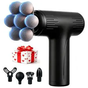 Massage Gun with Wide-Coverage Head, Comfortable Massage for Home & Travel Massage Gun with Wide-Coverage Head, Comfortable Massage for Home & Travel
